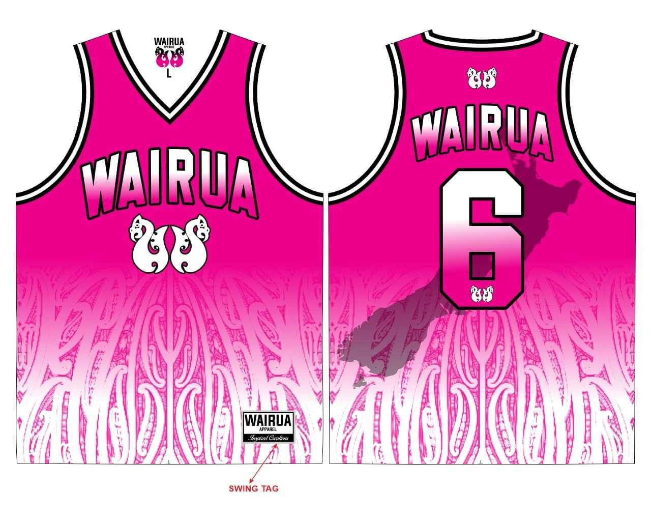 Pink Basketball Singlet