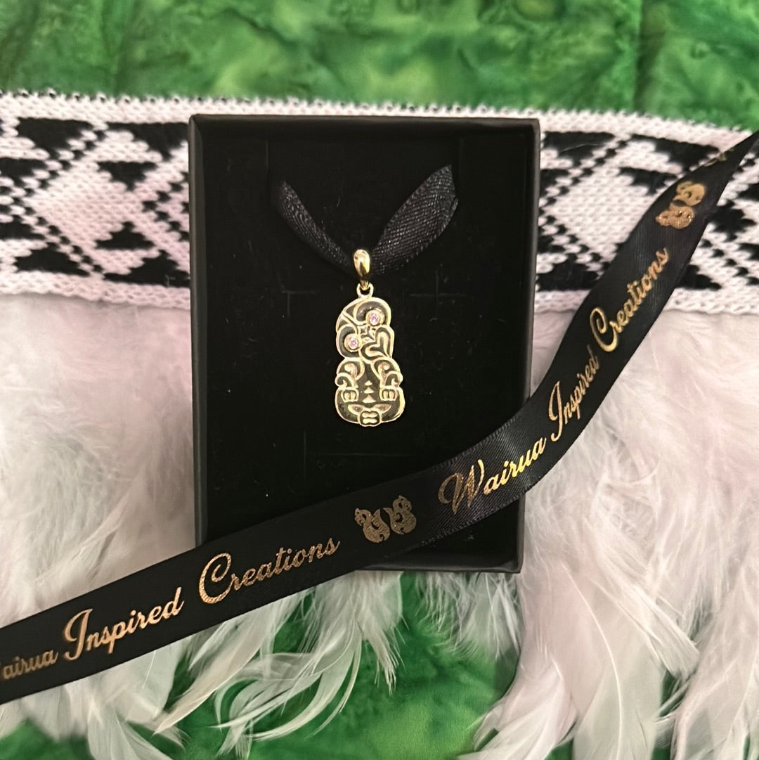 Gold Hei Tiki Pendant