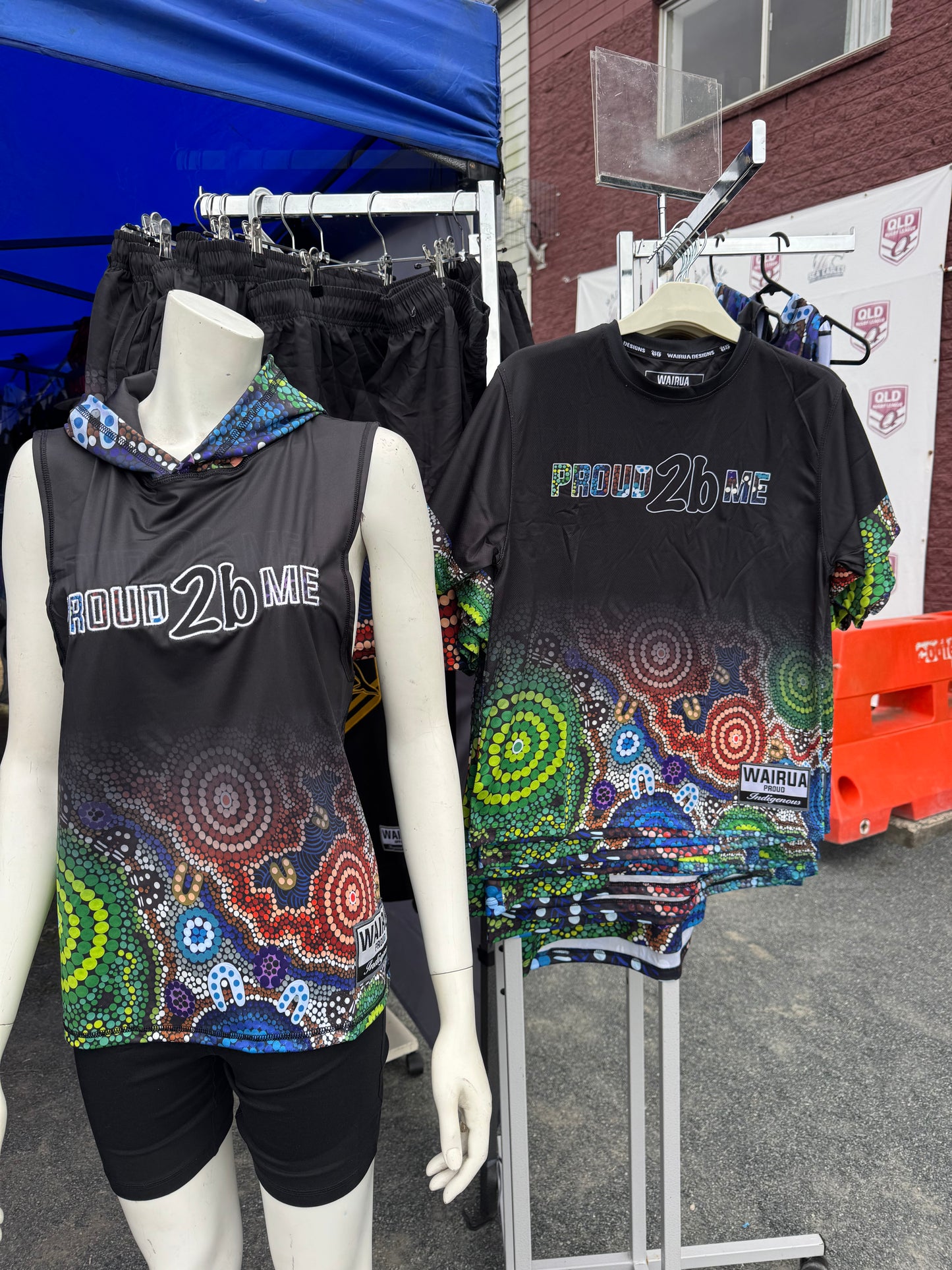 Aboriginal “Proud 2b Me” TShirts & Hooded Singlets