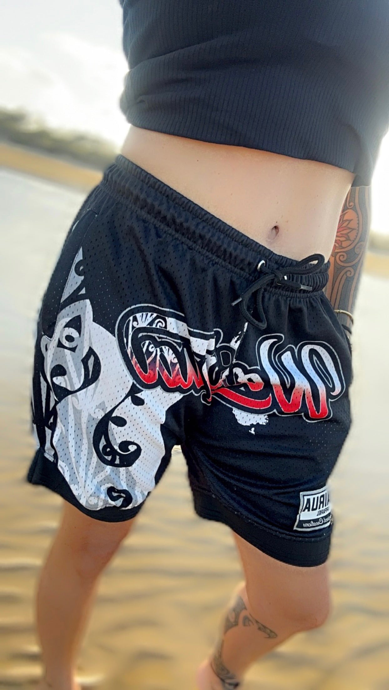 Basketball Shorts Black Wairua